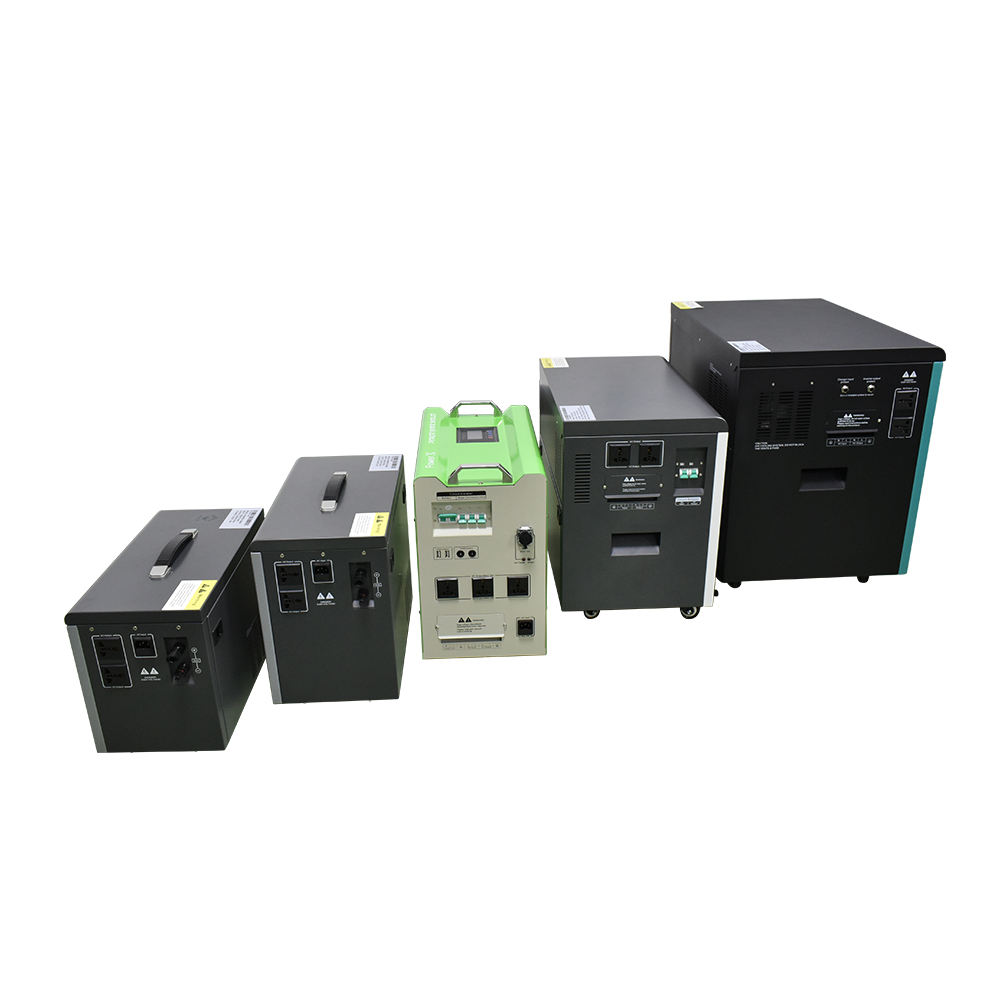 Tragbares 110/220-VAC-Ausgangs-Powerbank-Speicher-Backup-Netzteil für den Außenbereich, 3000 W/6000 W/8000 Solarstromanlage