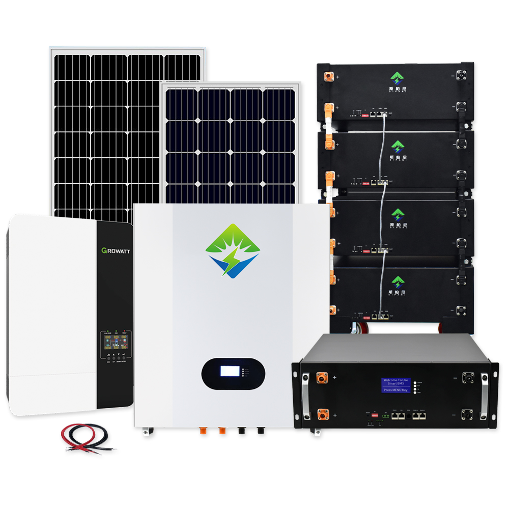 SIPANI 5 kW 10 kW 15 kW 20 kW 25 kW Solarstromsystem Home 25 kWh Lifepo4-Batterie-Solarpanel-Energiesysteme