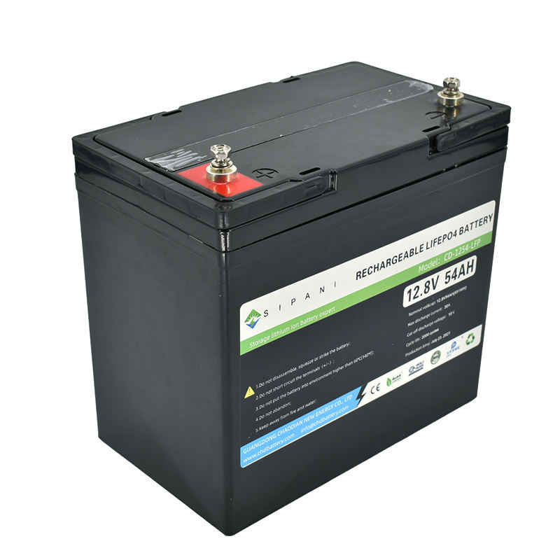 Deep-Cycle-Batterie Solar 12,8 V 54 Ah 50 Ah 150 Ah 200 Ah Lifepo4 Lithium-Ionen-Batterie für RV Ev-Akku